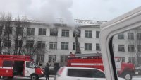 В субботу горело законсервированное здание на ул. Калинина