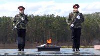 На Обелиске воинам Великой Отечественной войны открылись торжественные мероприятия к 81-й годовщине Победы