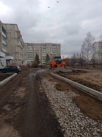 Началось благоустройство на Мира, 56а