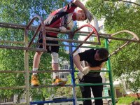 Во дворах Зеленогорска проходят субботники