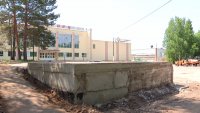 Работы в сквере "Дружба" идут по графику